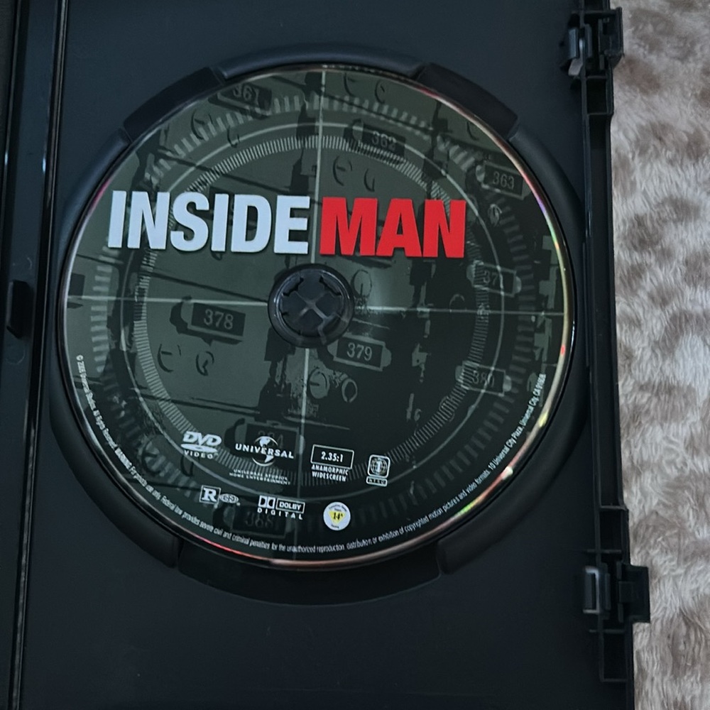 ☑️Inside Man DVD - Picture 3 of 4